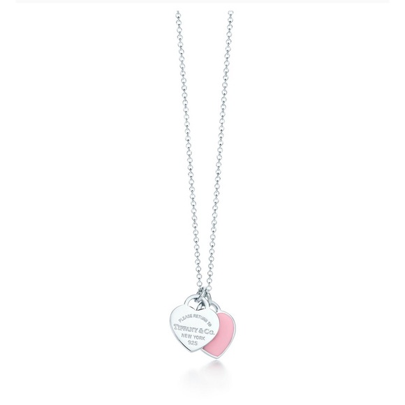 Return To Tiffany Pink Heart Necklace 